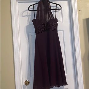 Deep purple fancy dress